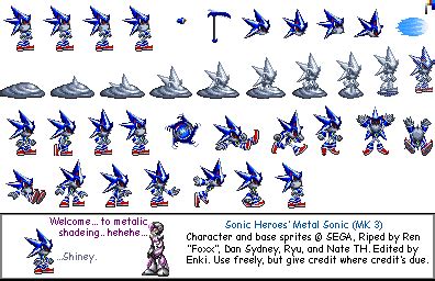 neo metal sonic sprite sheet|human neo metal sonic.